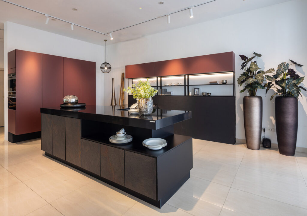 Tủ bếp neoSlate chất liệu veneer đá - nhà sản xuất Nolte Kuchen, CHLB Đức - Eleganz Furniture Vietnam